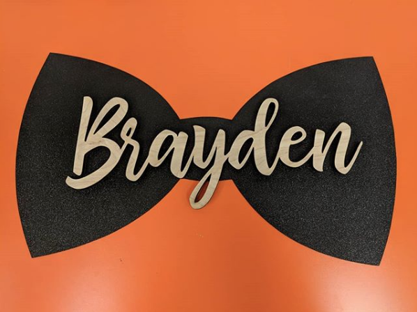 Brayden Custom Baby Name Sign