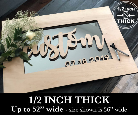 Custom Wedding Guest Book, Alternative Guest Book Custom Wedding Guest Book, Alternative Guest Book