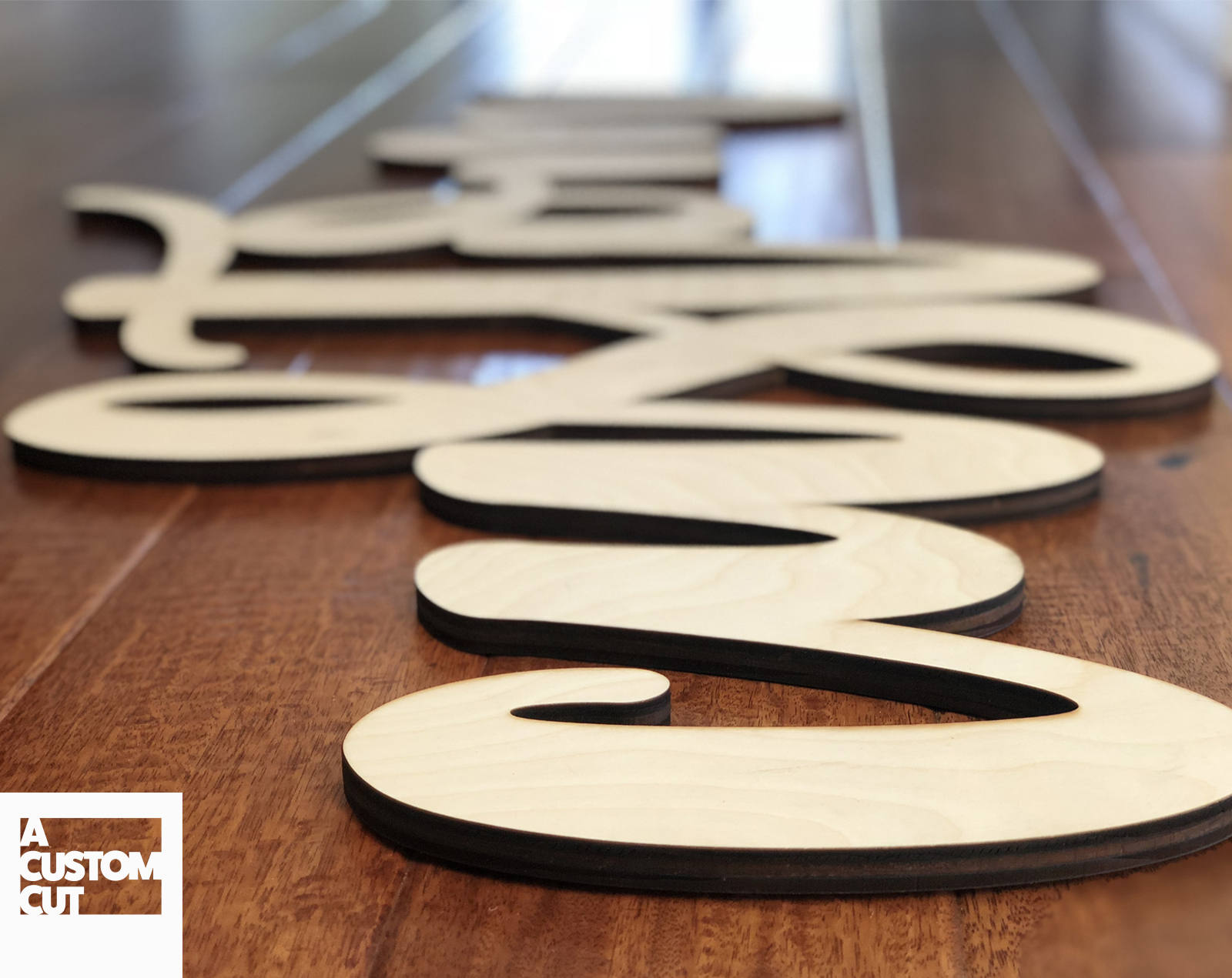 wood cut letter for Custom Wedding Guestbook, Alternative Guest Books